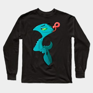 Animated Chameleon Long Sleeve T-Shirt